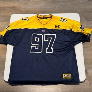 VINTAGE Michigan Wolverines #97 Colosseum Jersey Mens XXL NCAA College Football